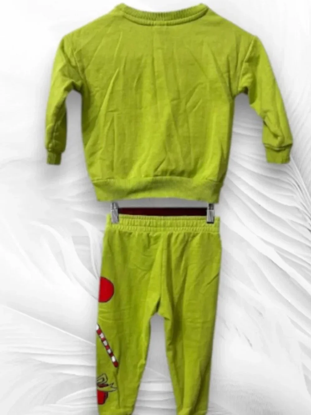 The Grinch Team Grinch Green Glow Pajama Set 3T Kids 2-Piece